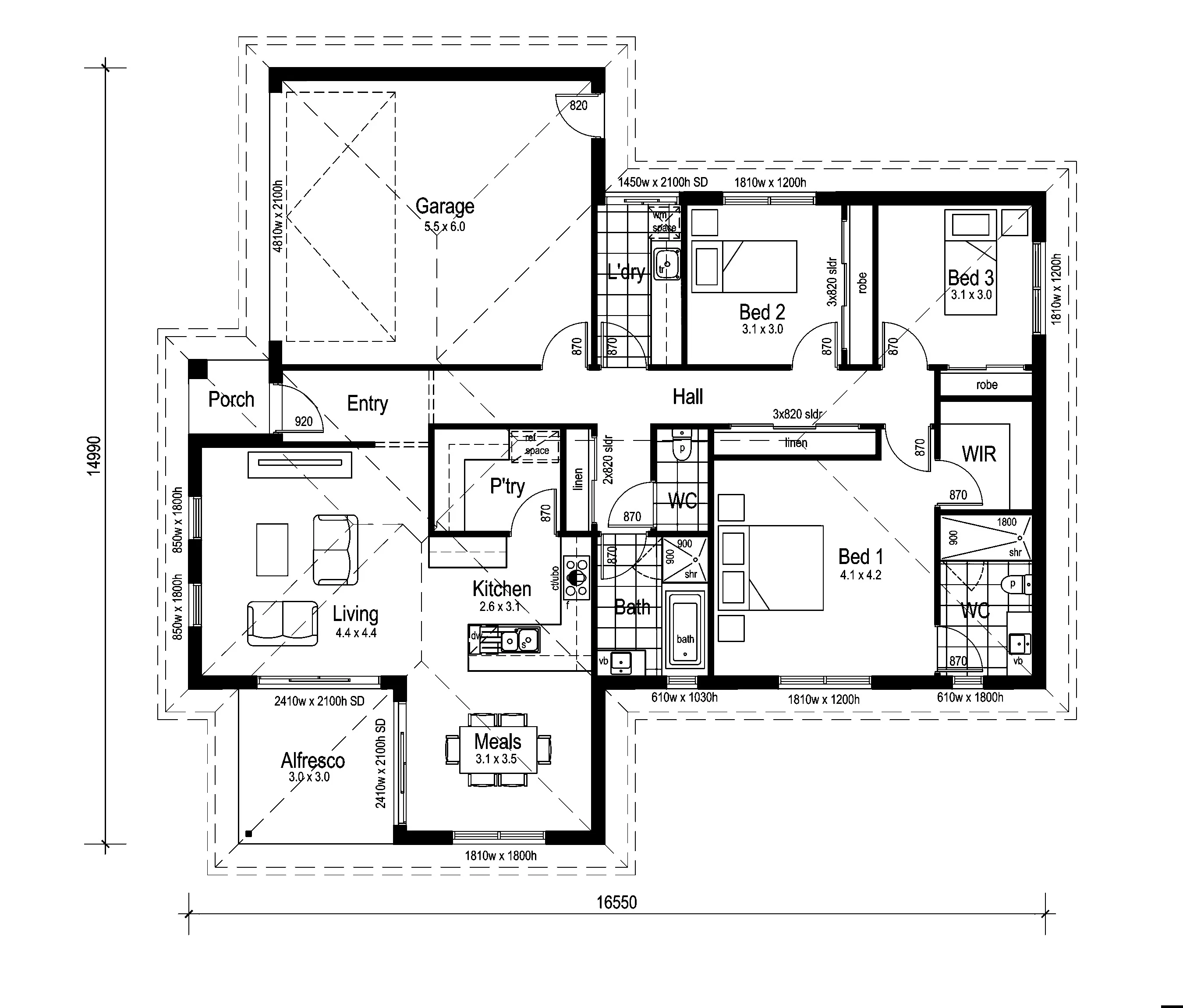 Banksia 190 floor plan