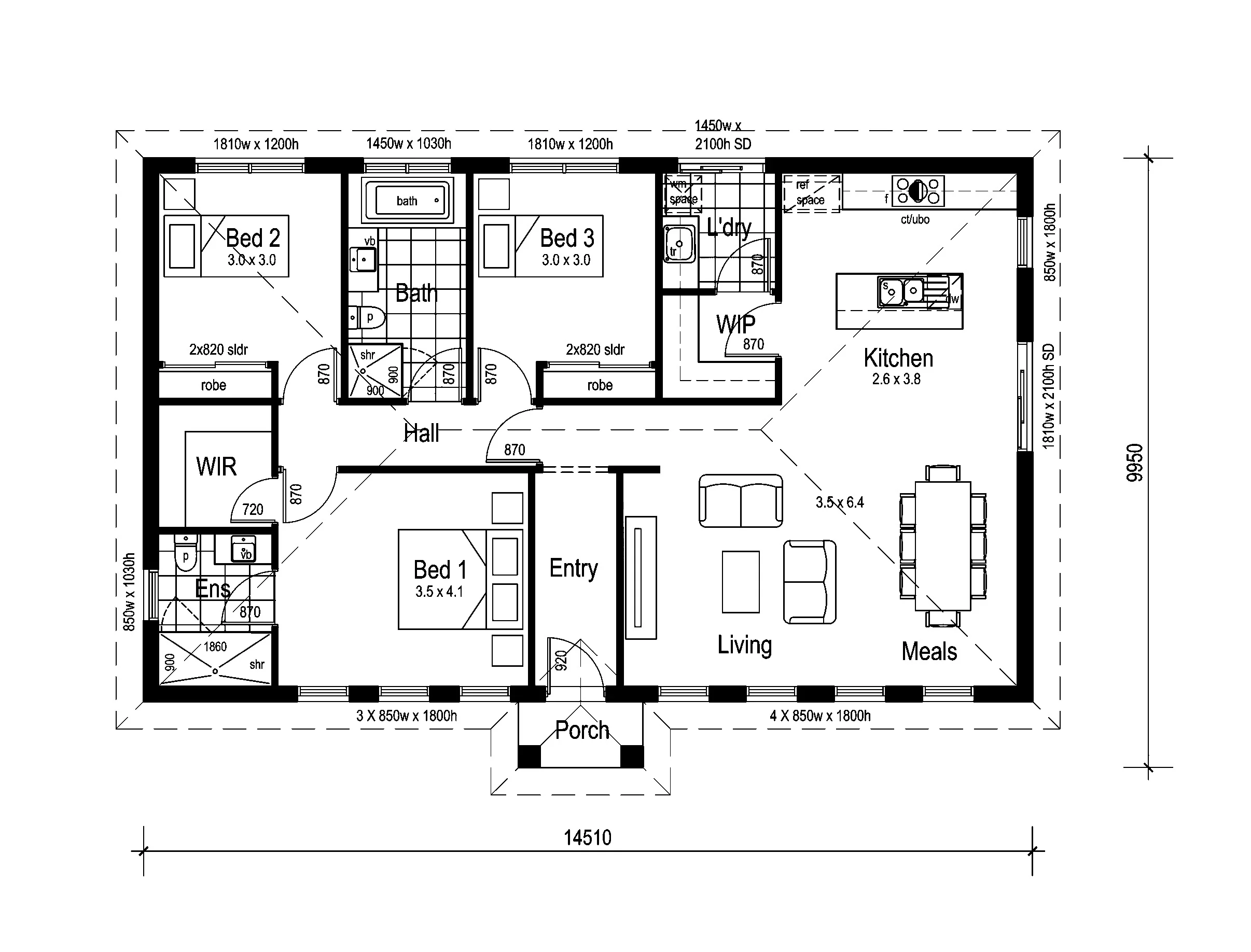 Boronia 130 floor plan