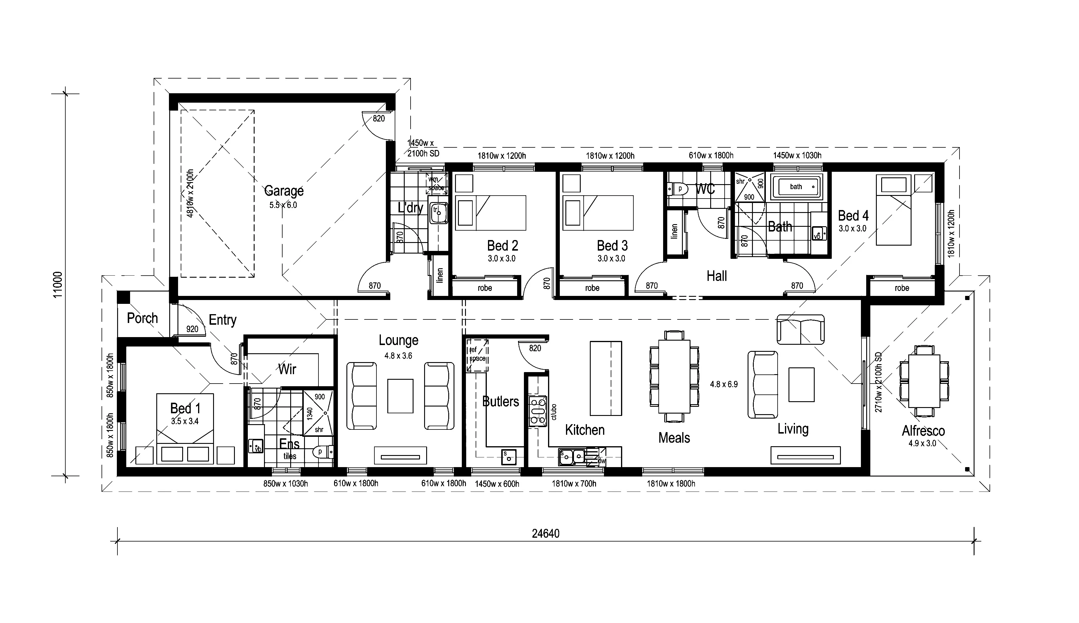 Waratah 226 floor plan